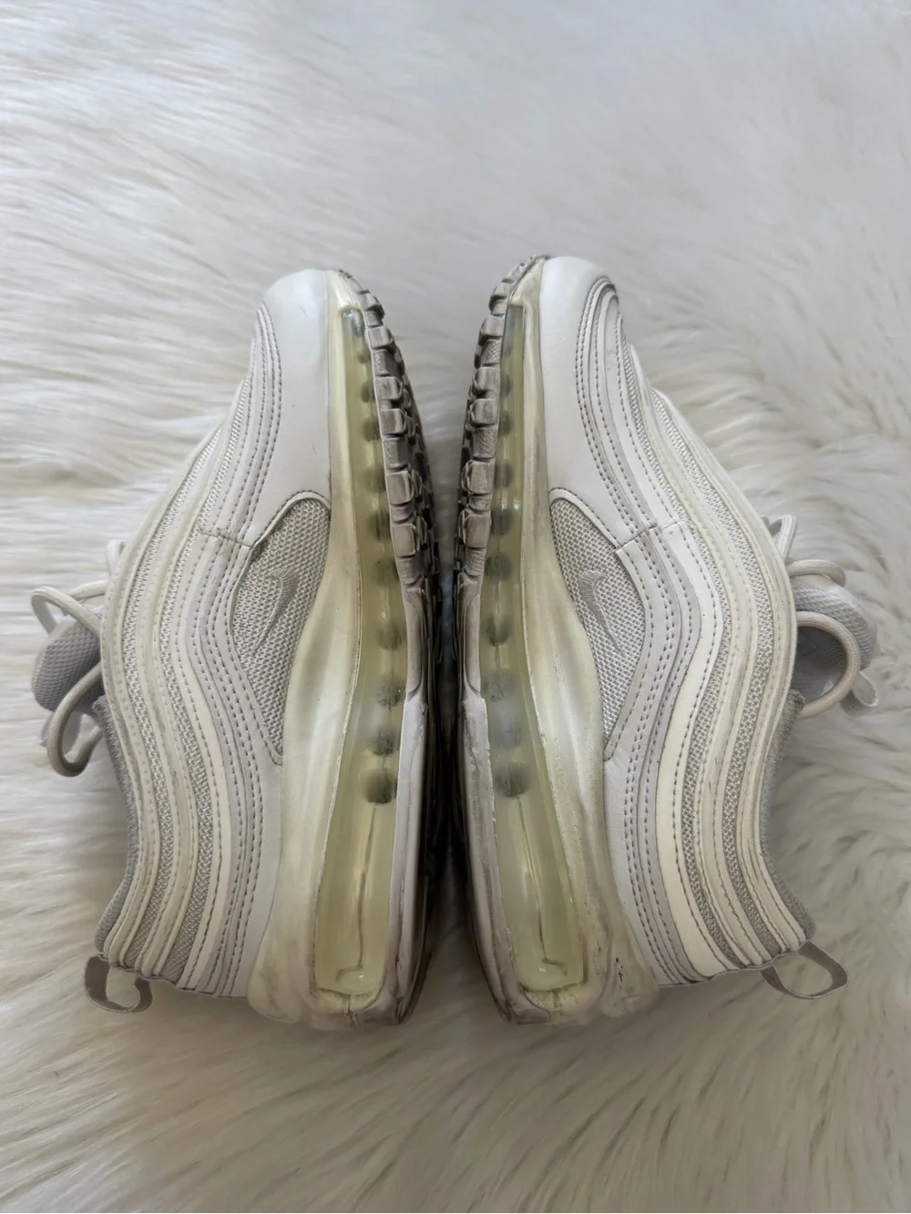Nike Air Max 97 Off White/Cream Sneakers Sz 7